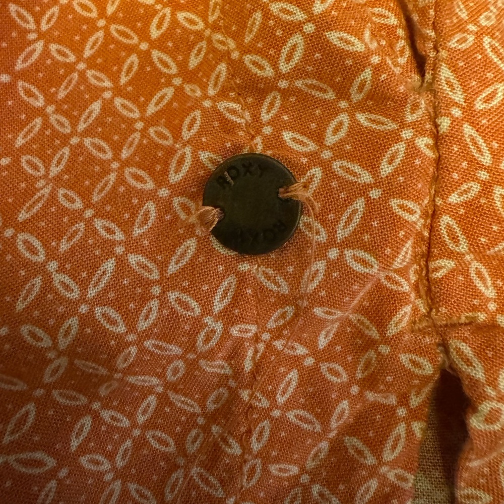 Roxy Orange Patterned Athletic Shorts - image 4